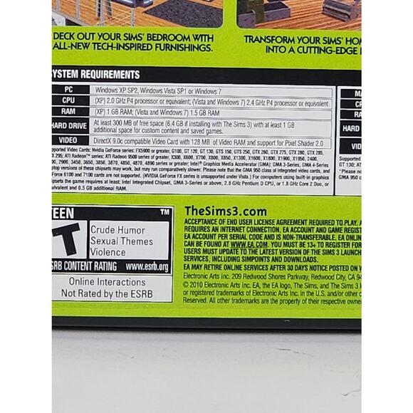 THE SIMS 3 HIGH-END LOFT STUFF - EA 2010 Win/Mac PC Video Simulation Game - Picture 4 of 6